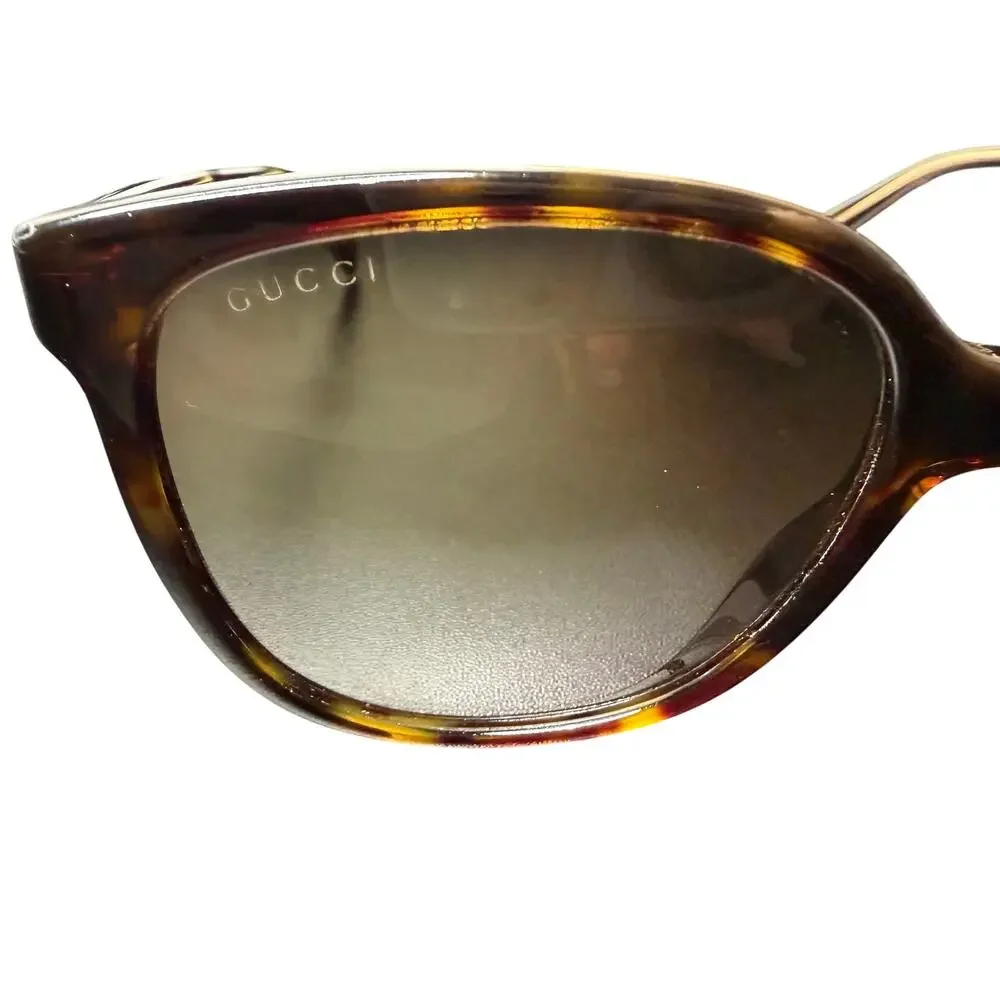 Gucci GG0507S Brown Tortoise Oversized 2022 Italy Sunglasses